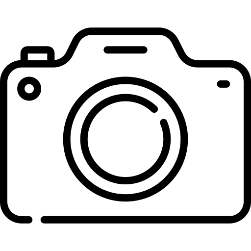 Symbol einer Kamera als Icon für Hochzeitsreportage